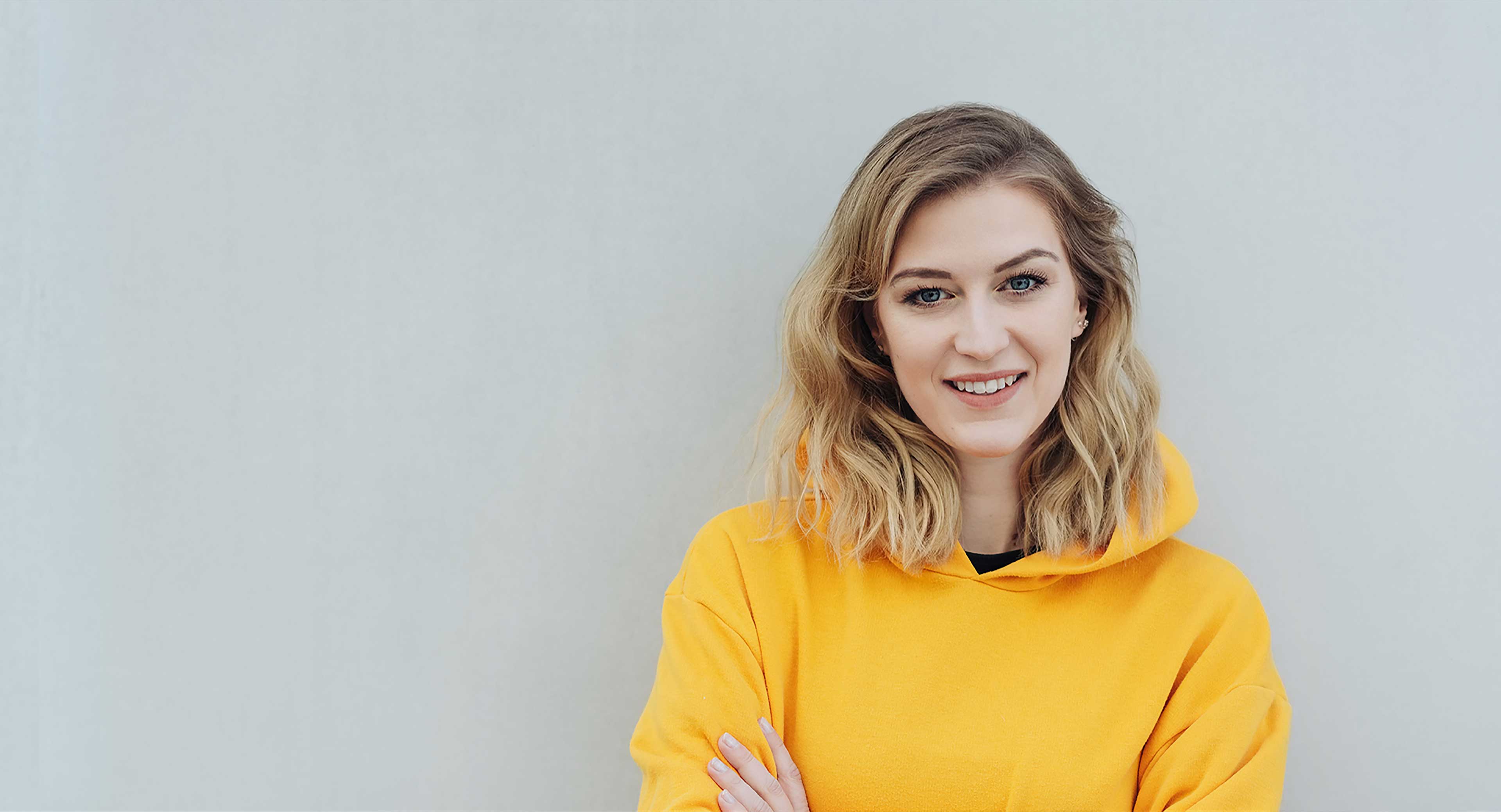 Girl smiling